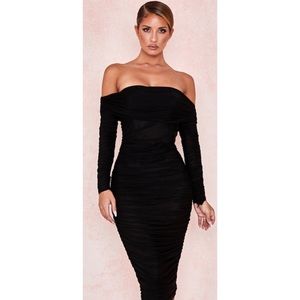 NWT - House Of CB - ANAIS TULLE OFF SHOULDER DRESS